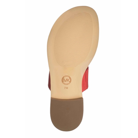 Michael Kors Pratt Slide Sandal Sea Coral Size 8 - Picture 6 of 8